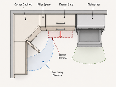 Corner Kitchen Cabinet Dimensions & Sizes Explained