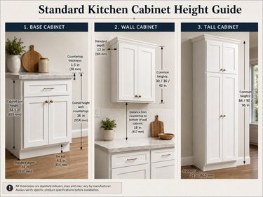 Standard Kitchen Cabinet Height