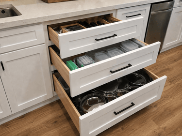 Base Kitchen Cabinets With Drawers: Storage Layout Guide for Drawers, Pull-Outs and Corners - RTA Cabinets House