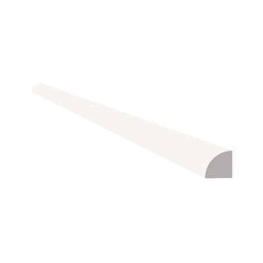 Glacier White - 96"W x 1/2"H Shoe Molding