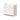 White Shaker - 36"W 2 Doors 2 Drawers Vanity Base Cabinet (Left)