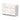 White Shaker - 48"W 2 Doors 6 Drawers Vanity Base Cabinet