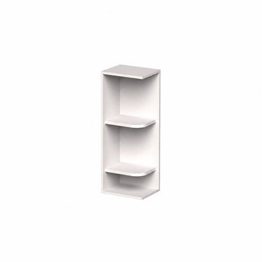 White Shaker - 9"W x 30"H Wall End Shelf Cabinet
