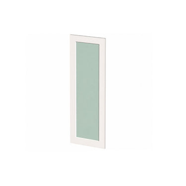 White Shaker - 11-11/16"W x 29-1/2"H Wall Cabinet Glass Door