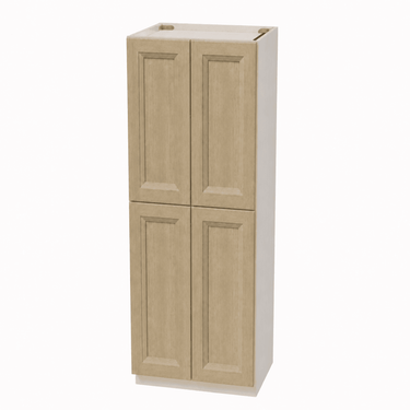 European White Oak - 24"W x 84"H Utility Cabinets