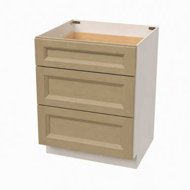 European White Oak - 30"W Drawer Base Cabinet