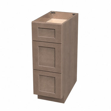 Stone Taupe Shaker - 12"W Drawer Base Cabinet