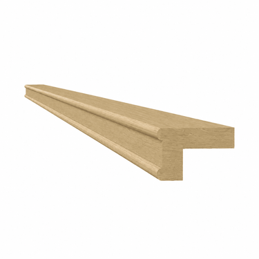 European White Oak - 96"W x 1-1/2"H Traditional Light Rail Molding
