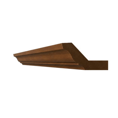 Dark Caramel - 96"W x 2"H Small Crown Molding