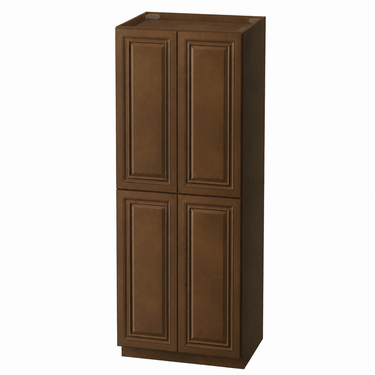 Dark Caramel - 24"W x 90"H Utility Cabinets