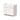 White Shaker - 36"W 2 Doors 2 Drawers Vanity Base Cabinet (Left)