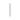 White Shaker - 3/4"W x 96"H Flat Panel