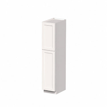 White Shaker - 18"W x 84"H Utility Cabinets